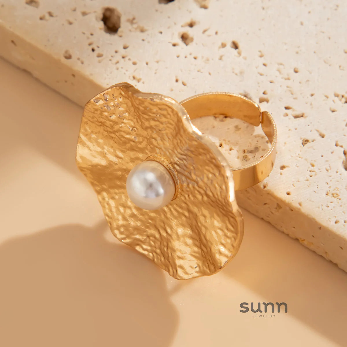Zada Pearl Bloom Rings