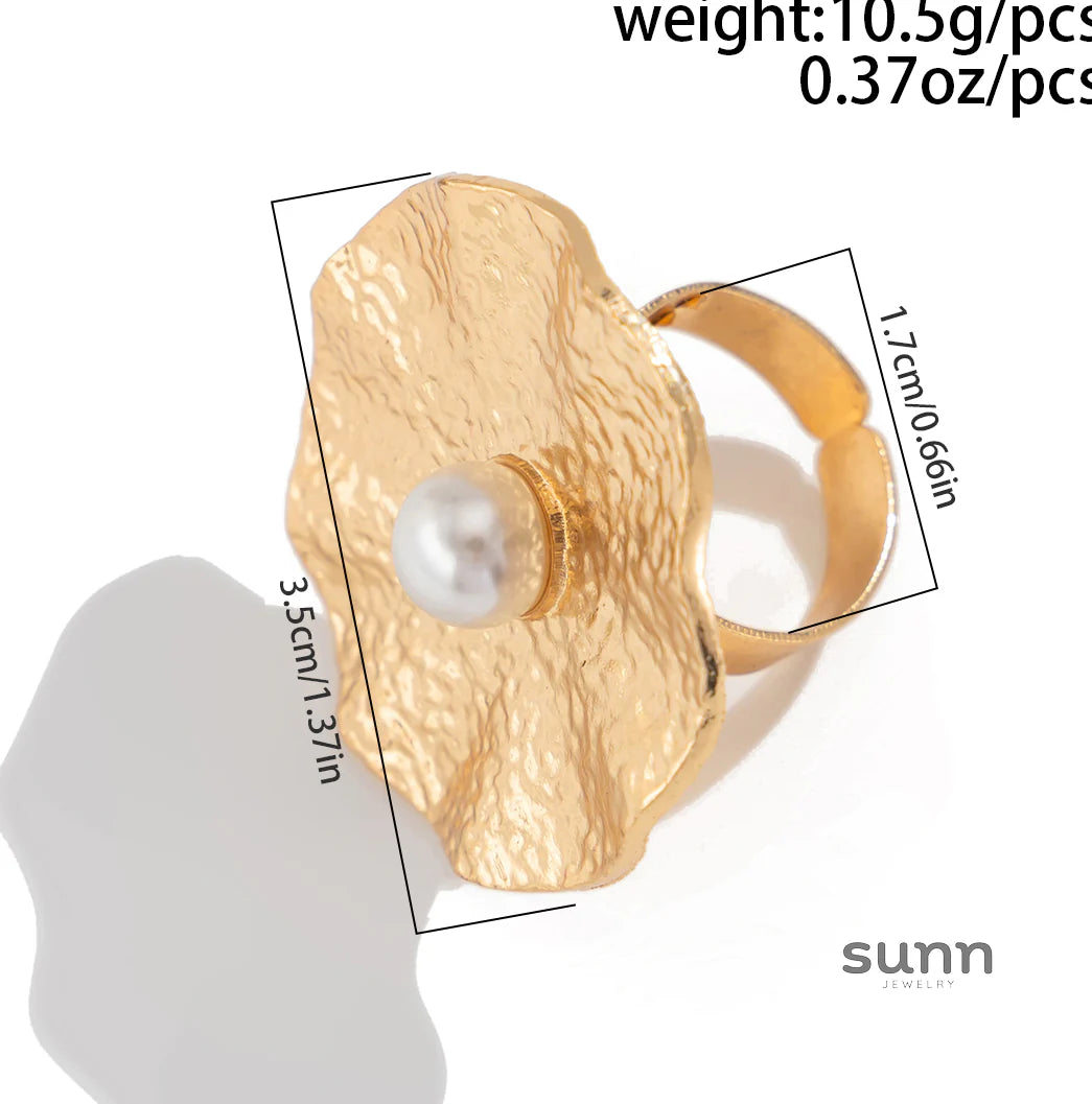 Zada Pearl Bloom Rings