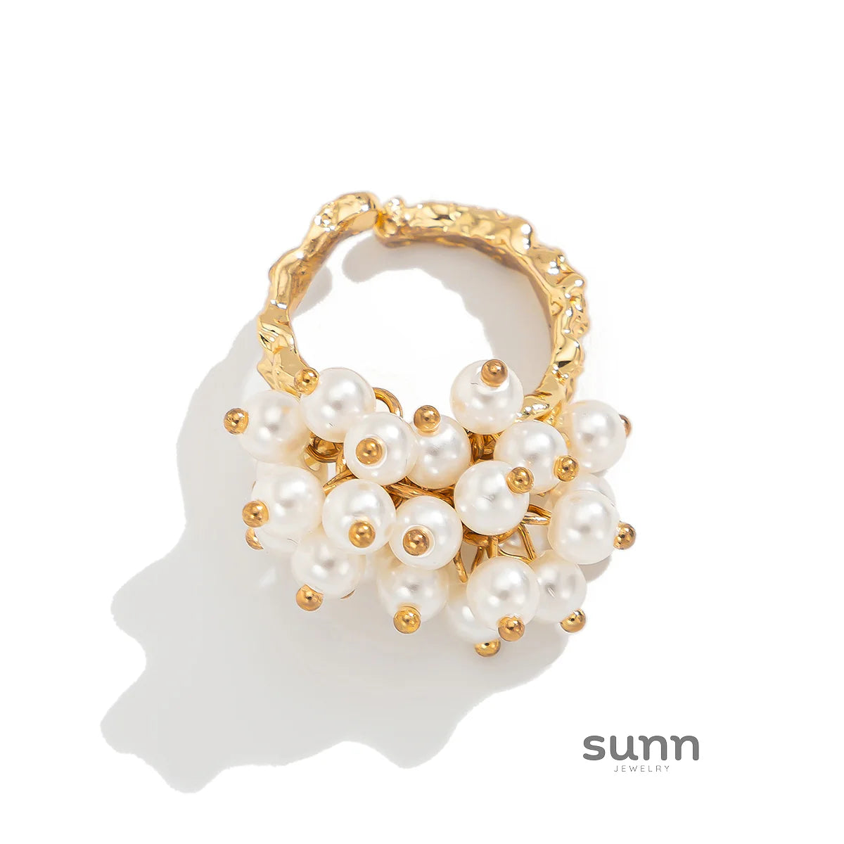 Zada Pearl Bloom Rings