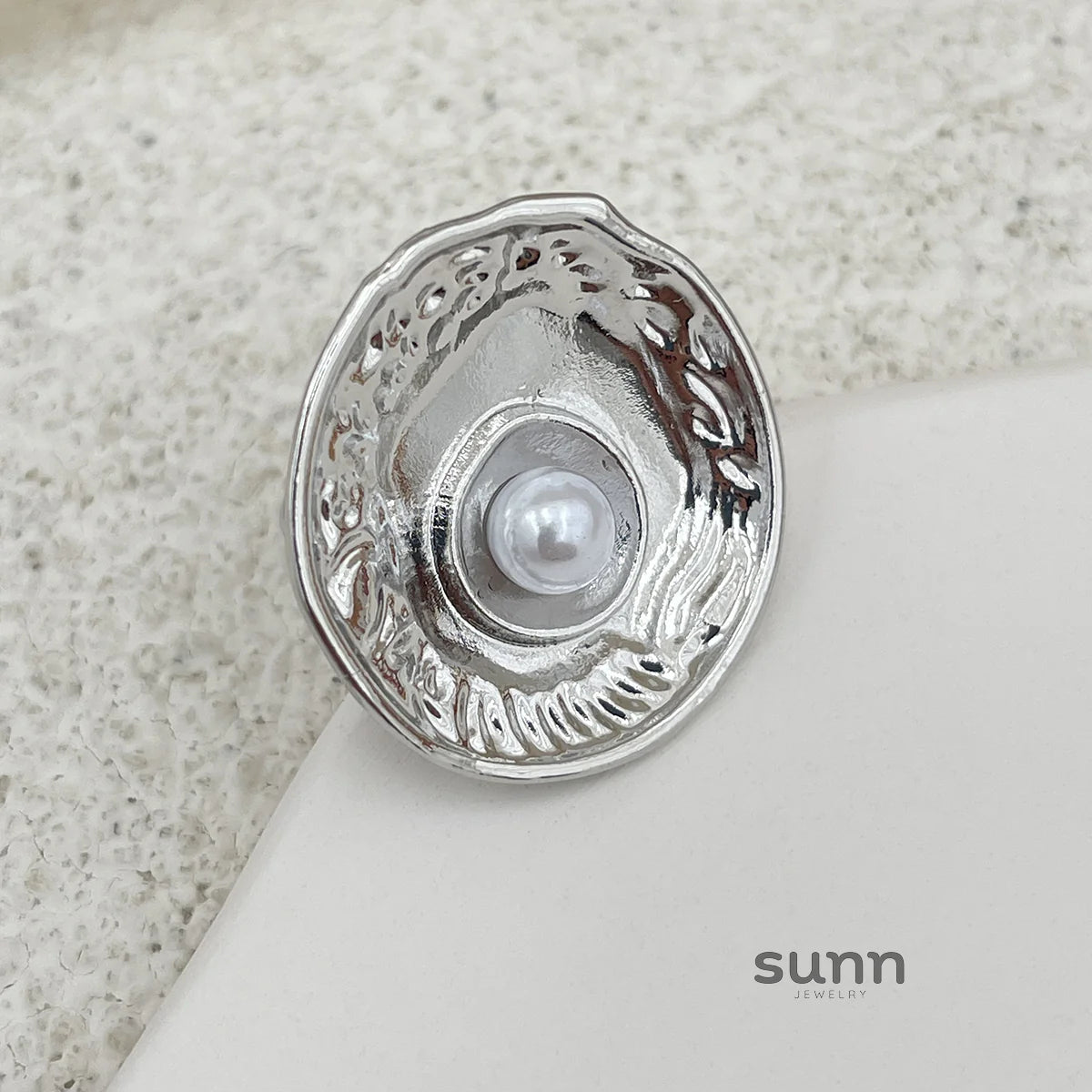 Zada Pearl Bloom Rings