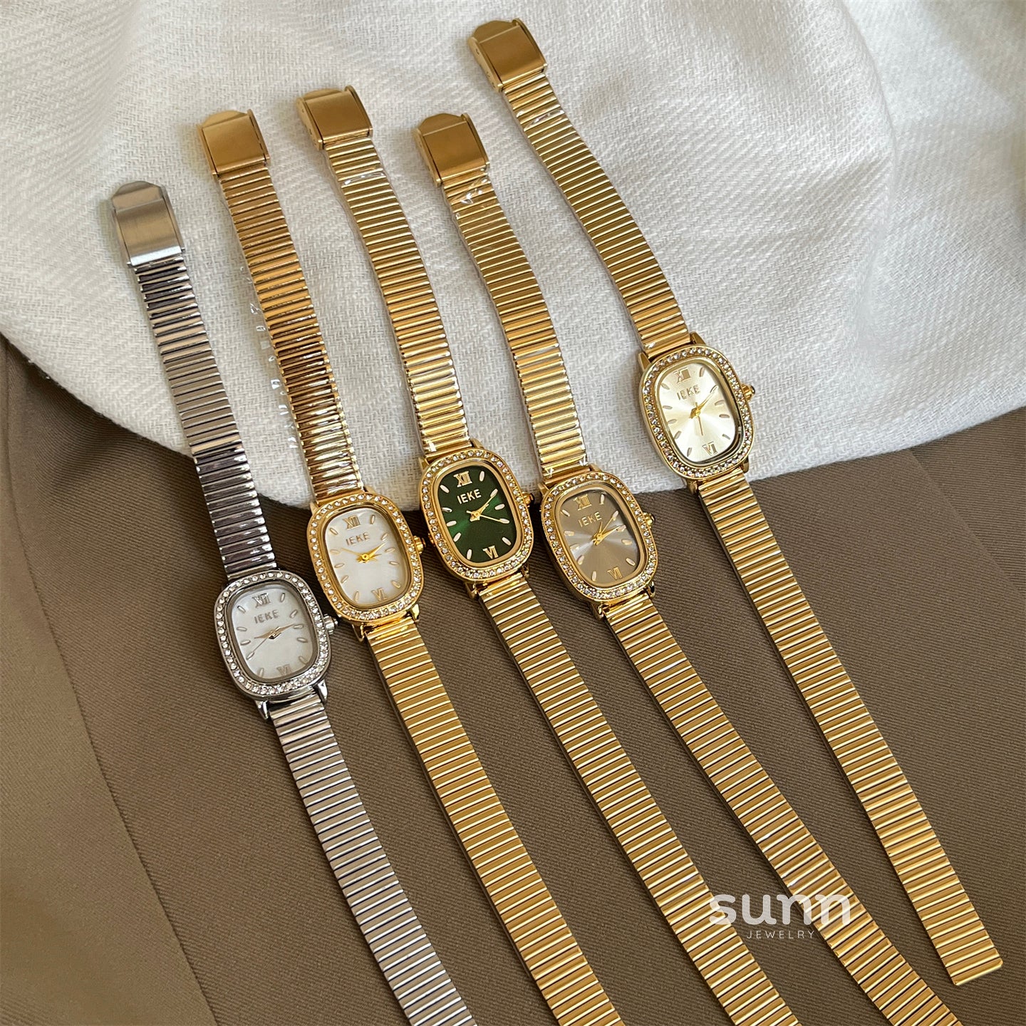 Zahraa Vintage Inlaid Watch [12BEA13H]