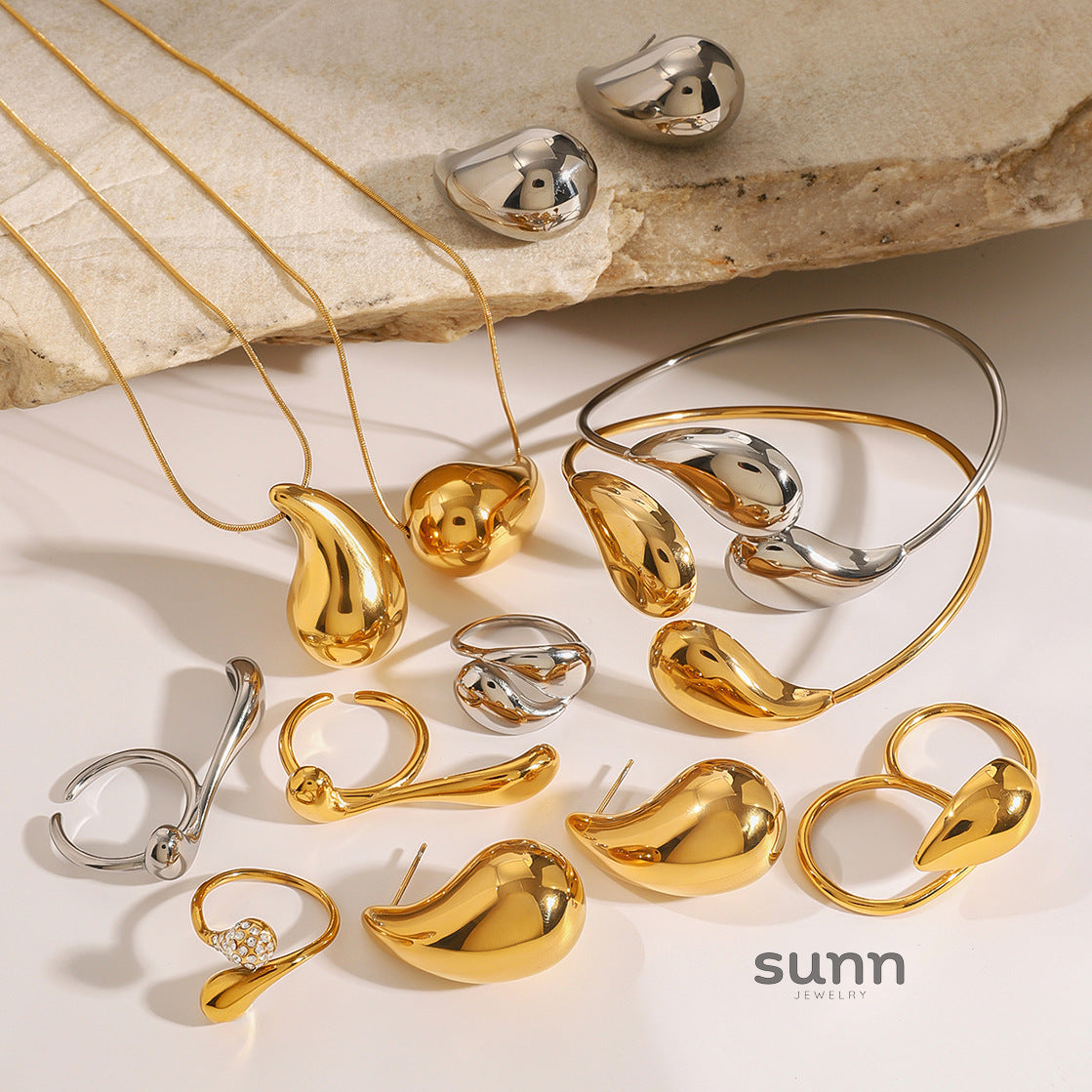 Zahraa Water Drop Jewelry Collection [NUI4C6ZU]