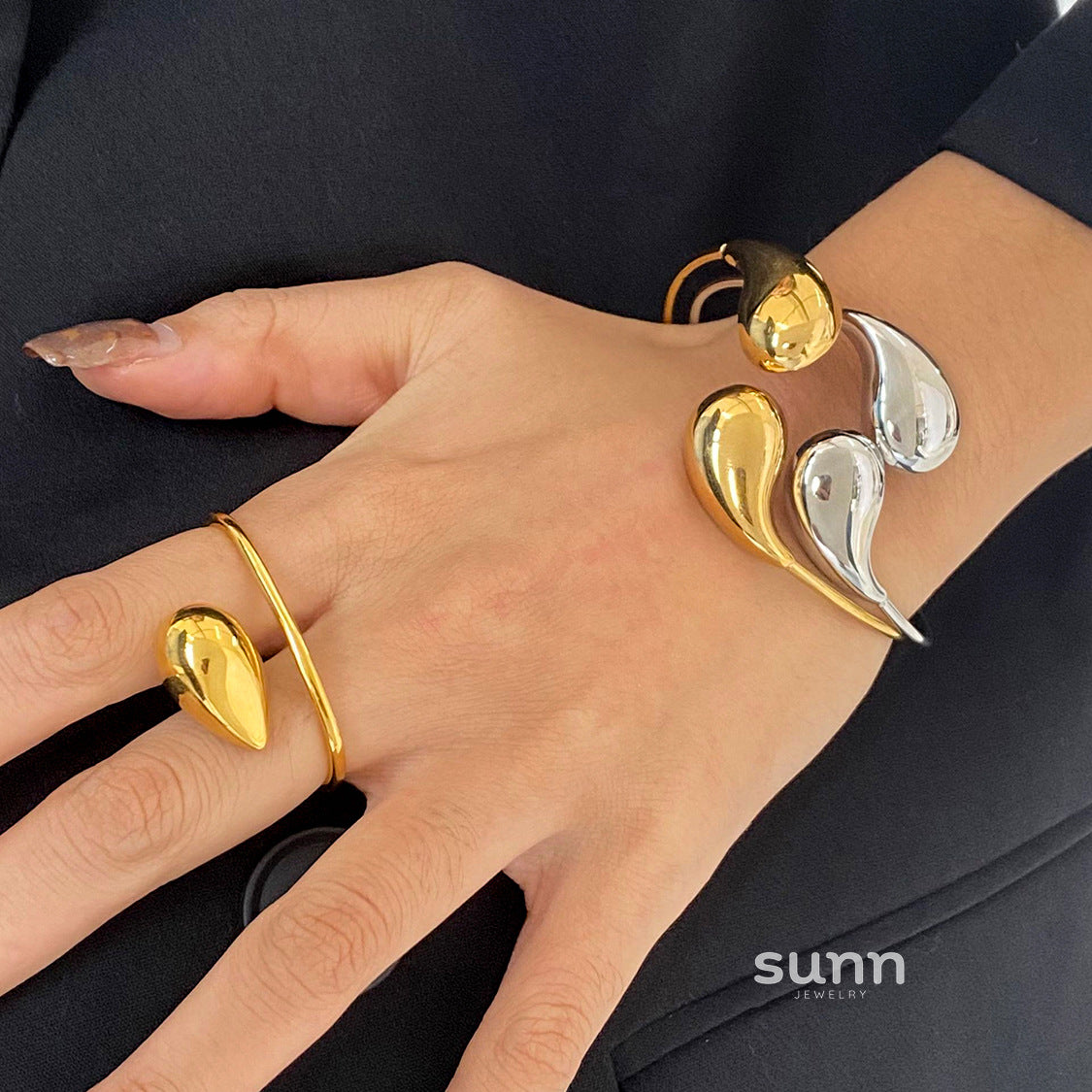 Zahraa Water Drop Jewelry Collection [49GRSO9N]
