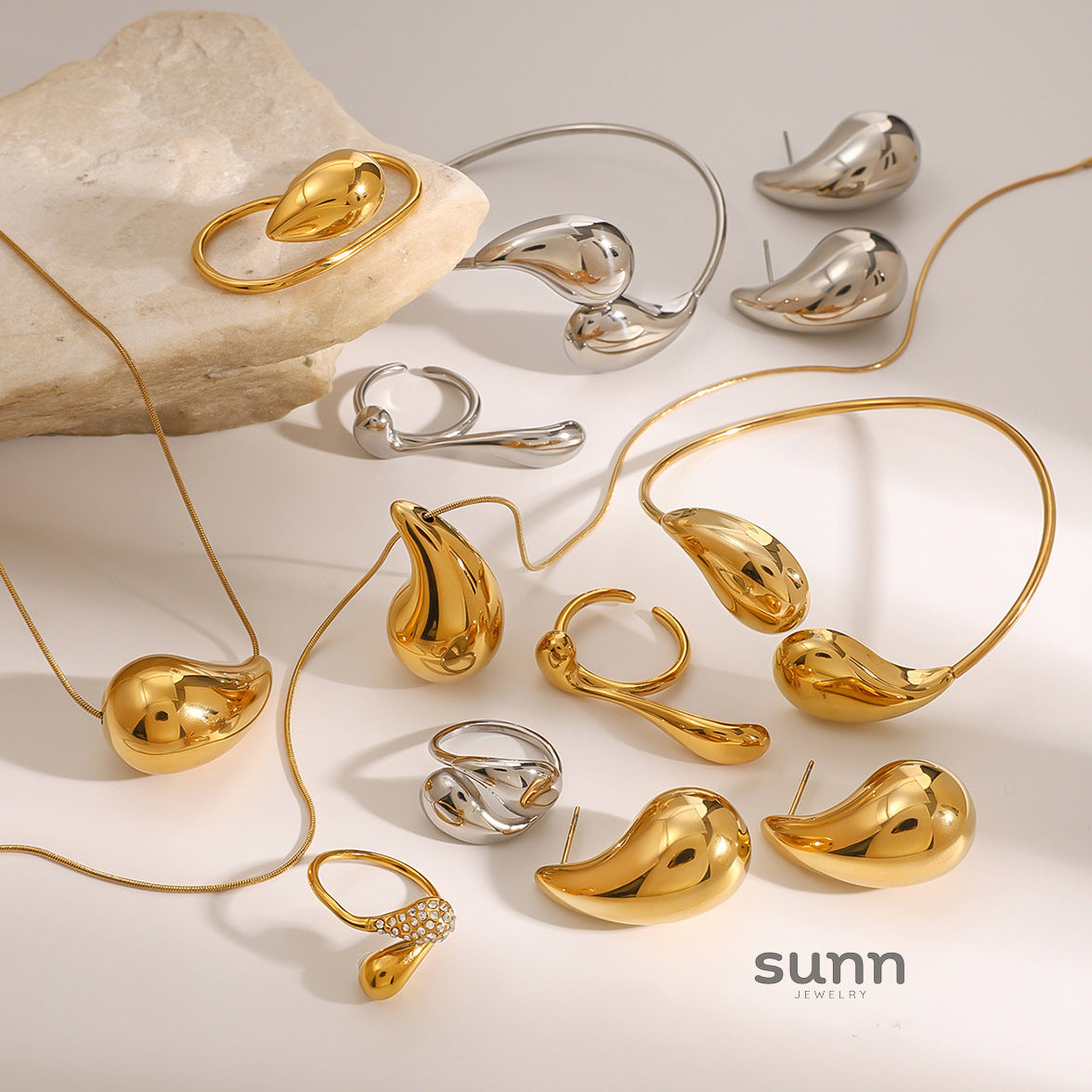 Zahraa Water Drop Jewelry Collection [J5Y35MV8]