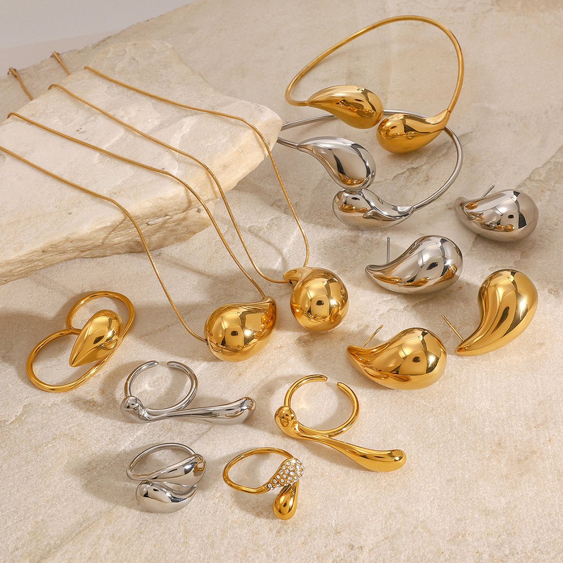 Zahraa Water Drop Jewelry Collection [BUEK1JQM]
