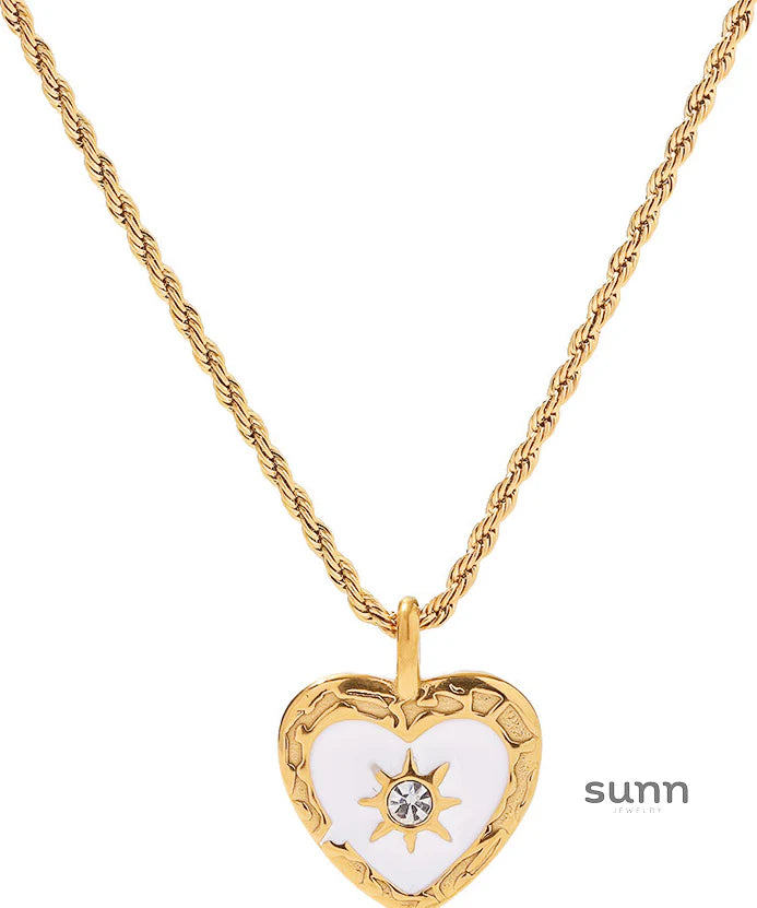 Zaira Twisted Heart Necklace