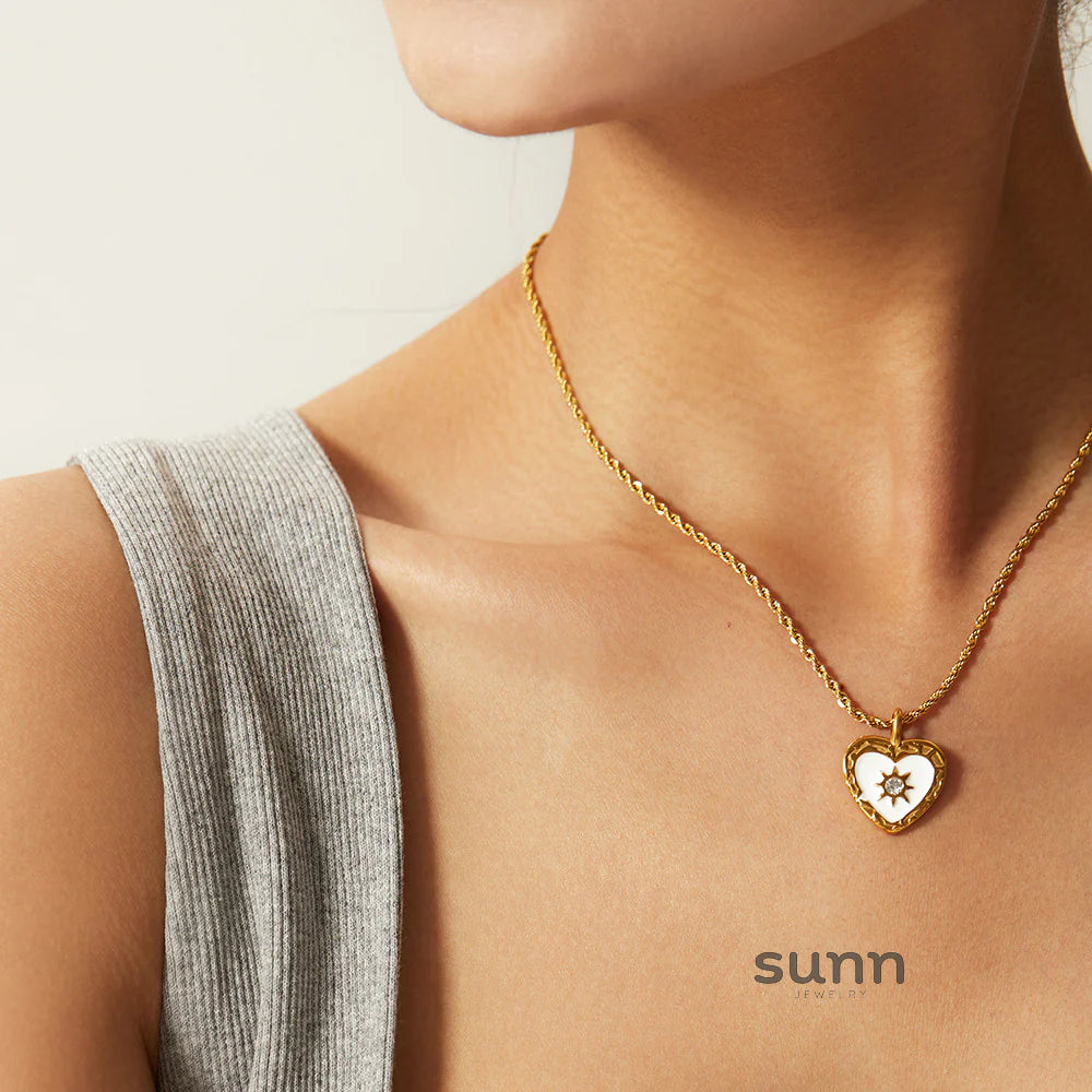 Zaira Twisted Heart Necklace