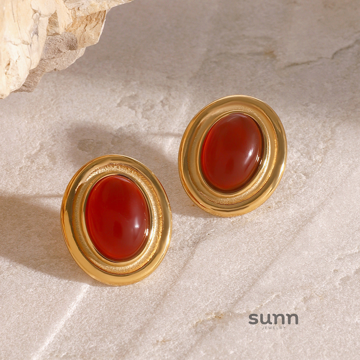 Zaire Agate Pendant Jewelry Set [Q33ADZDB]