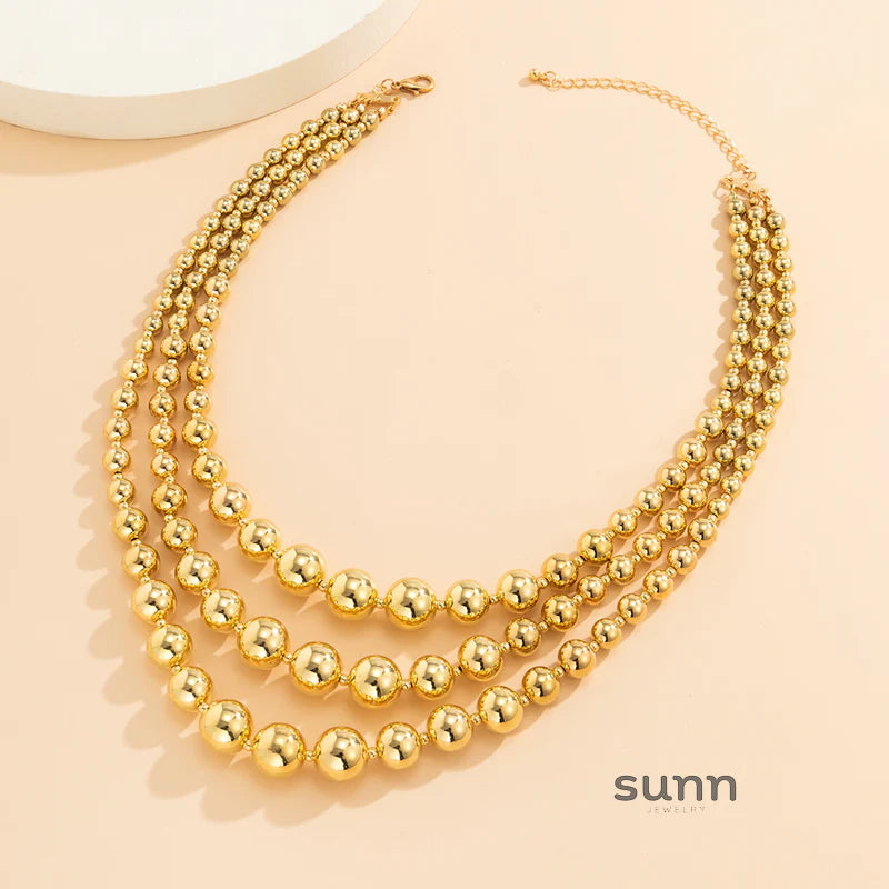 Zaire Layered Chain Necklace