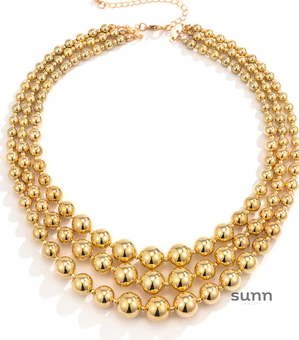 Zaire Layered Chain Necklace