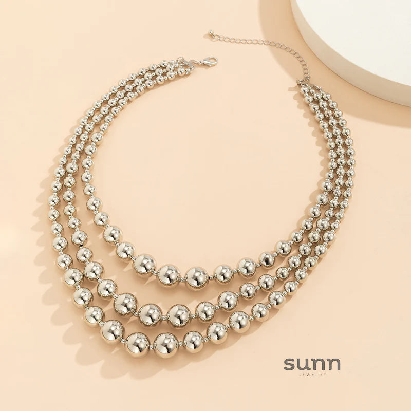 Zaire Layered Chain Necklace