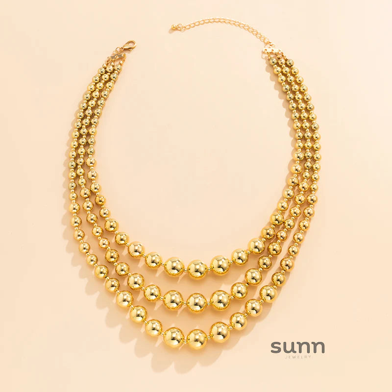 Zaire Layered Chain Necklace
