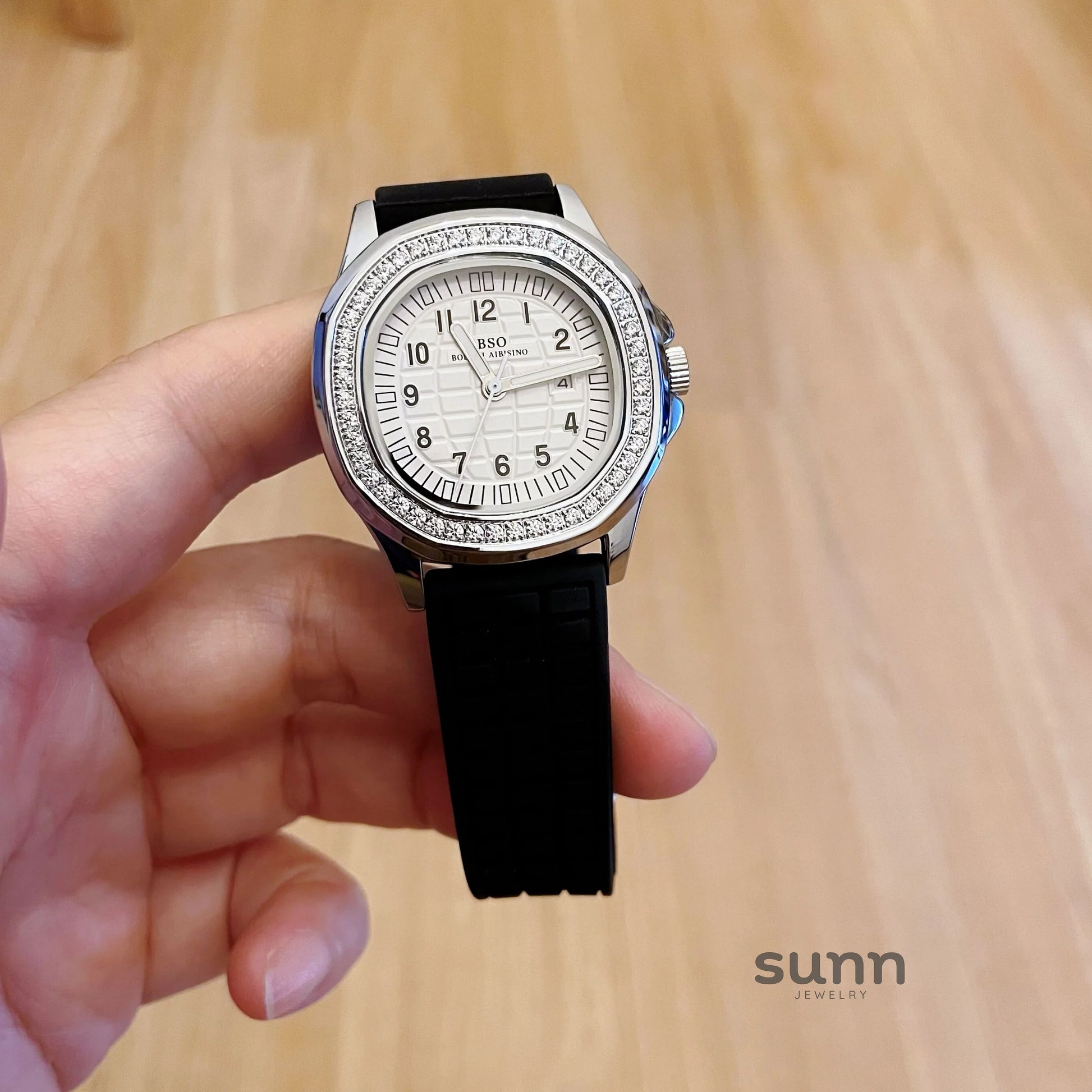 Zaire Square Crystal Watch