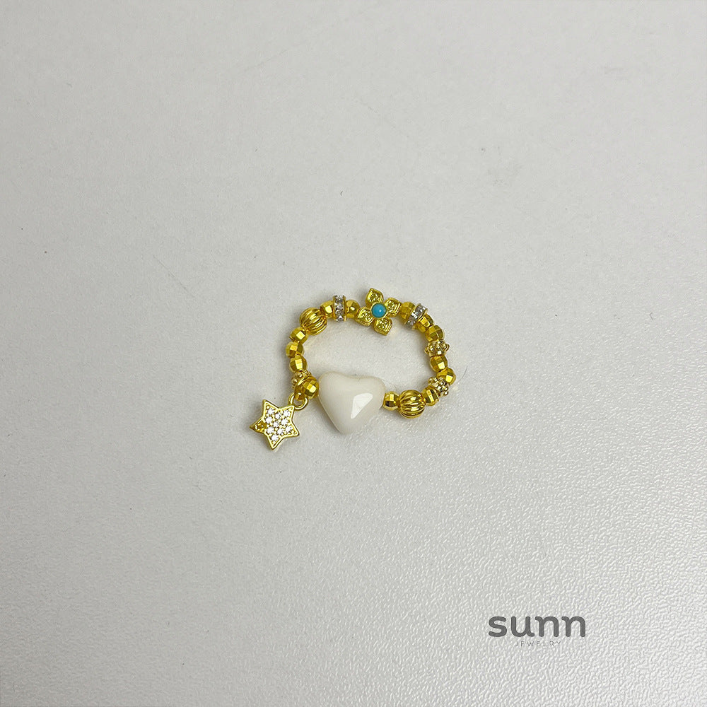 Zakiyah Beaded Gourd Ring [RY7JDIPD]