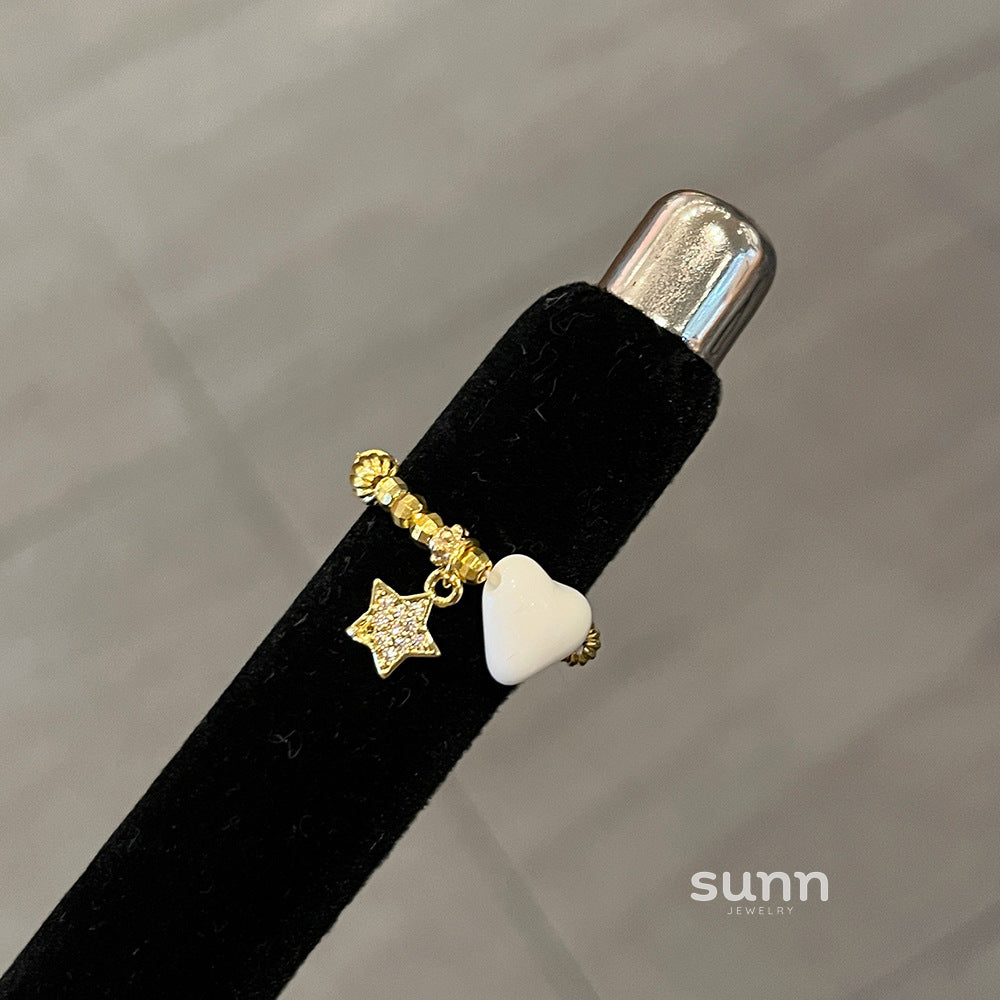 Zakiyah Beaded Gourd Ring [D56AQOH1]