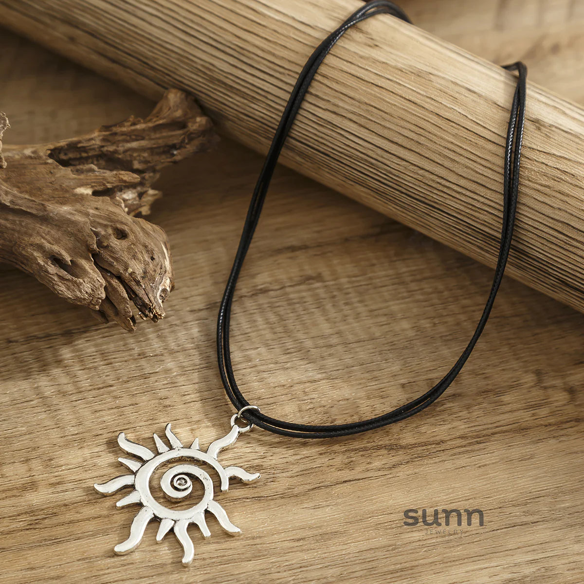 Zalia Sunflower Pendant Necklace