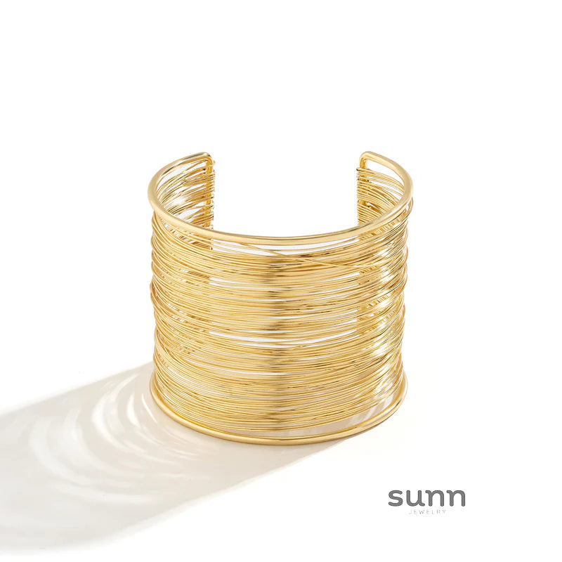 Zaliyah Wide Metal Cuff