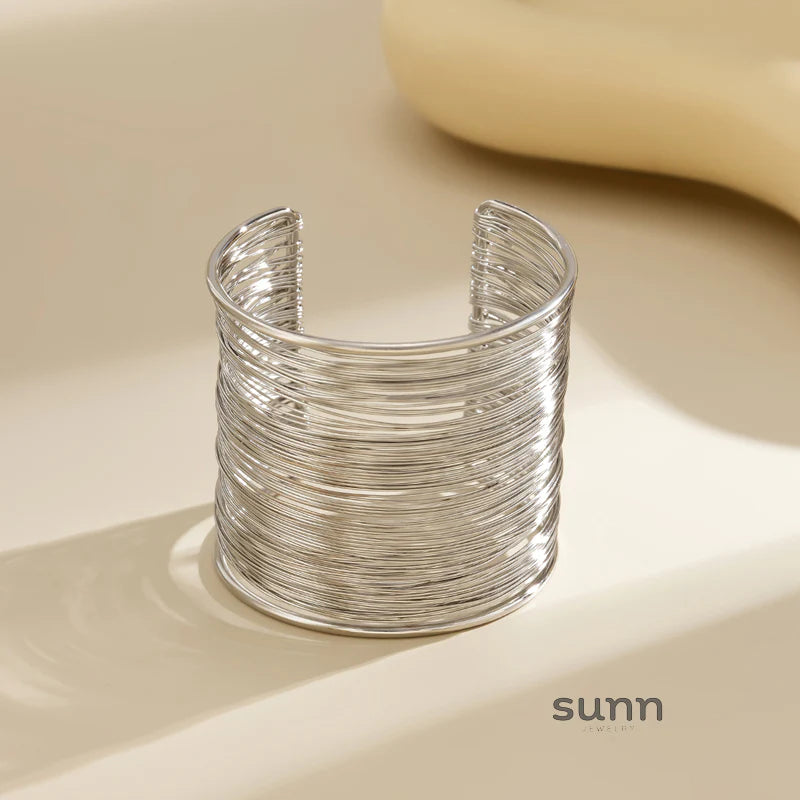 Zaliyah Wide Metal Cuff