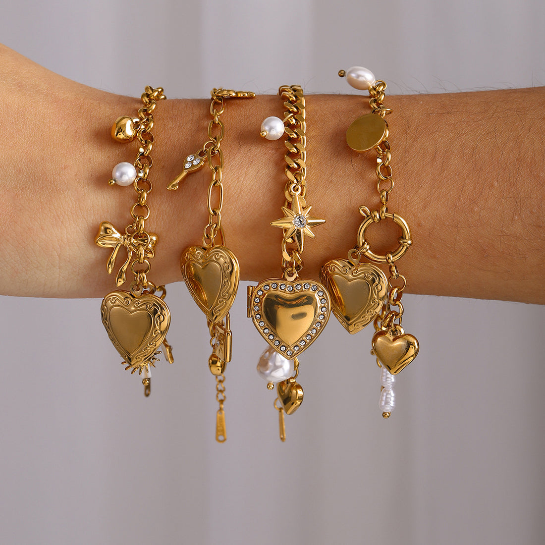 Zamaya Heart Locket Bracelet [BF14CWDM]