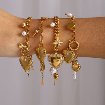 Zamaya Heart Locket Bracelet [BF14CWDM]