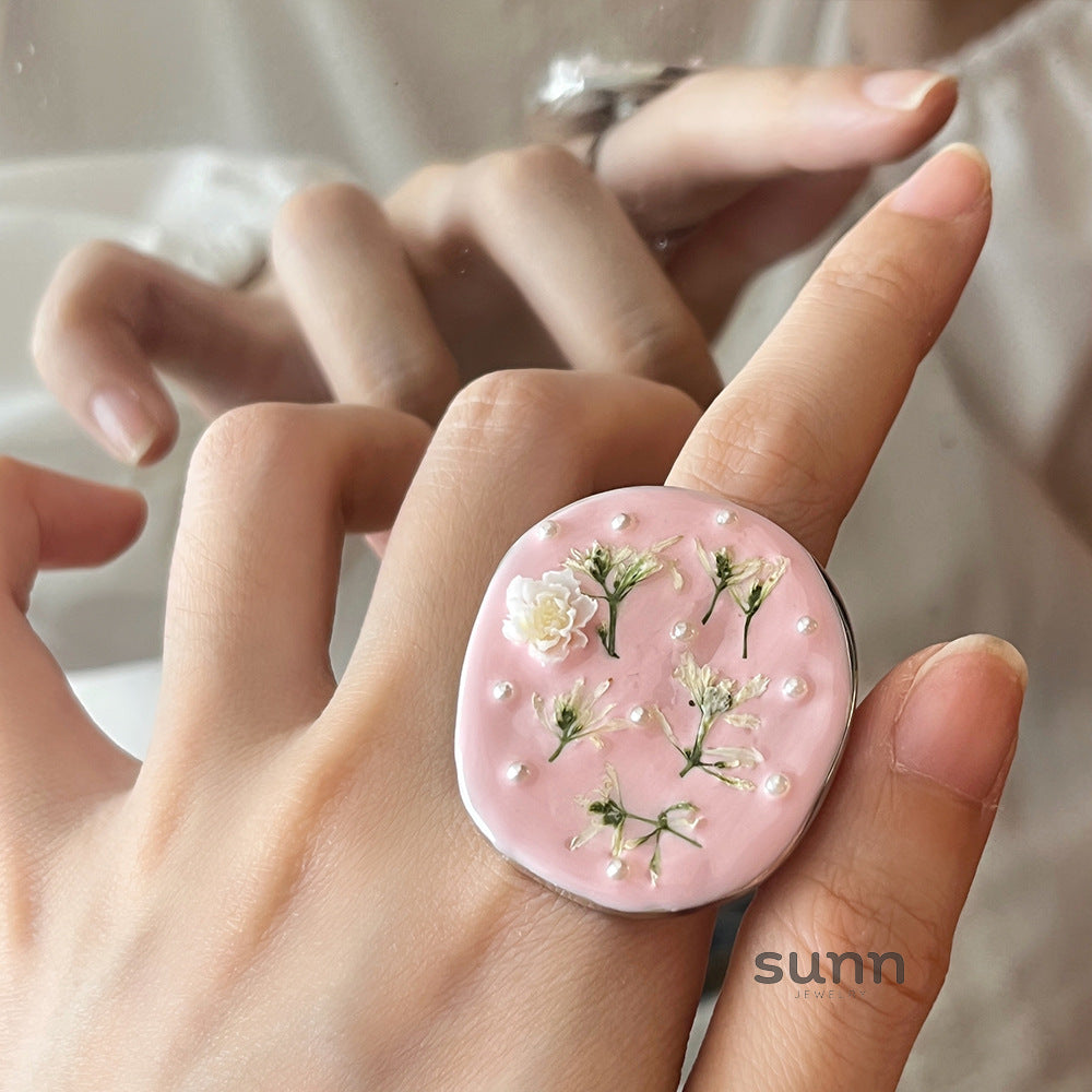 Zamya Chinoiserie Bloom Ring [HV8OBGKJ]