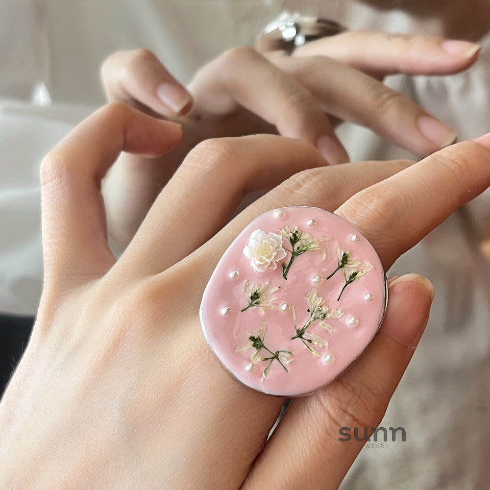 Zamya Chinoiserie Bloom Ring [O297VKC9]