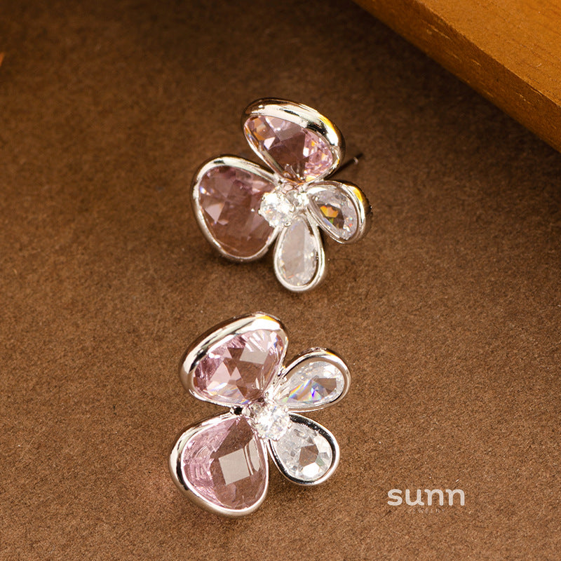 Zaniah Crystal Bow Earrings [HUI7K8OQ]