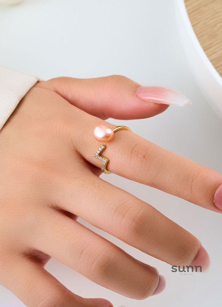 Zaniah Pearl Open Ring [CWNLQ8K3]