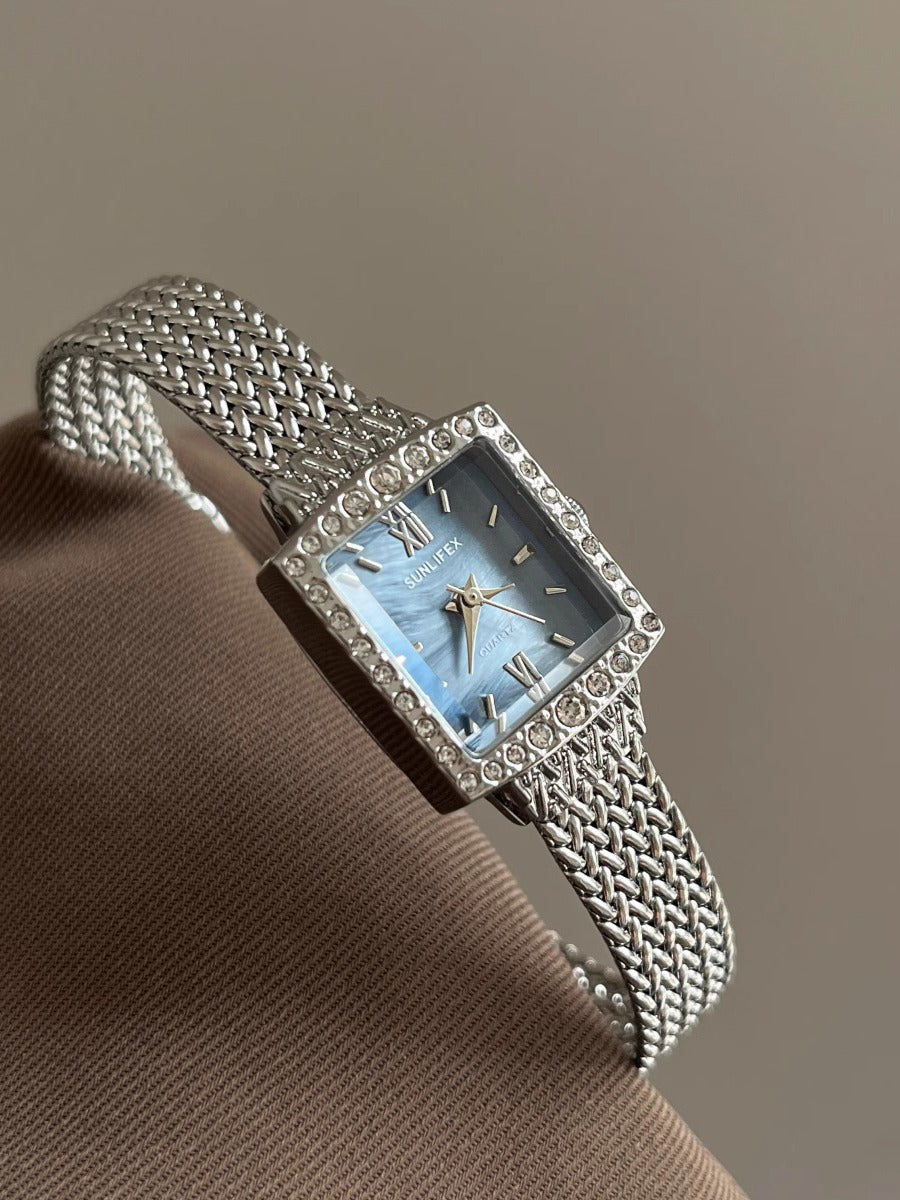 Zaniah Square Pearl Watch [558KCJPG]