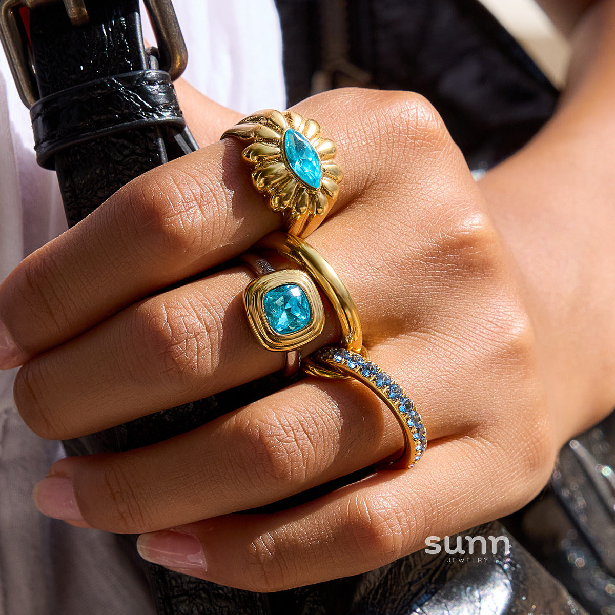 Zaniya Blue Zircon Ring [GID9JC88]