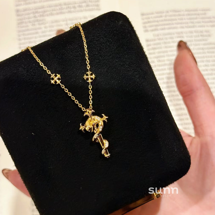 Zariya Spirit Snake Necklace Set [LQ7GGJQO]
