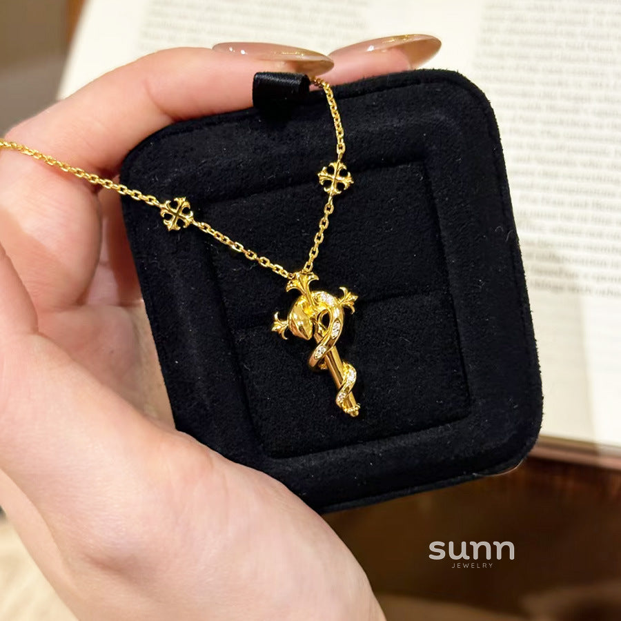 Zariya Spirit Snake Necklace Set [0GAIOBIE]