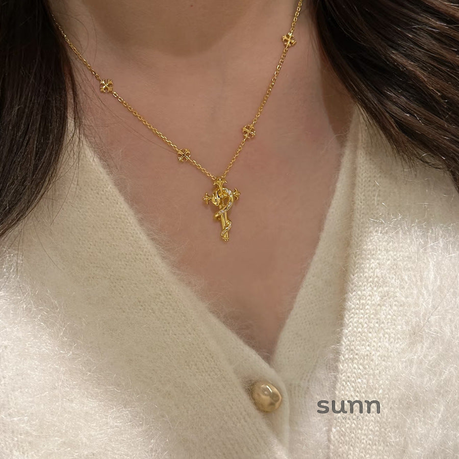 Zariya Spirit Snake Necklace Set [HLNOBEO4]