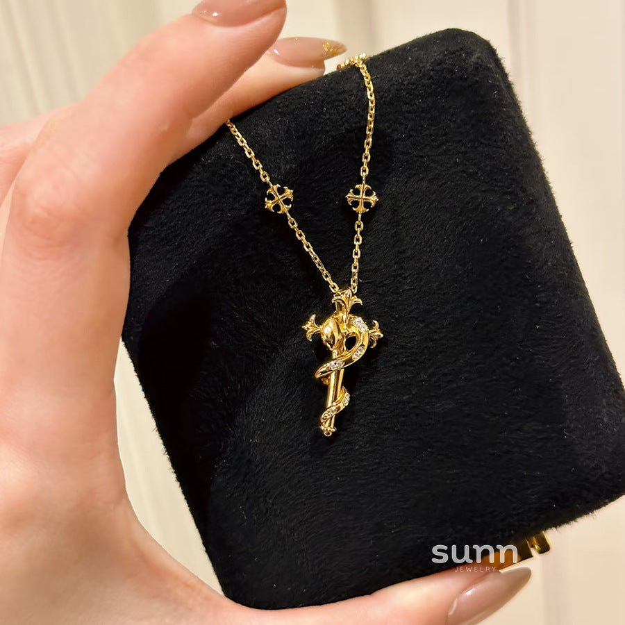 Zariya Spirit Snake Necklace Set [ID9FJUA0]