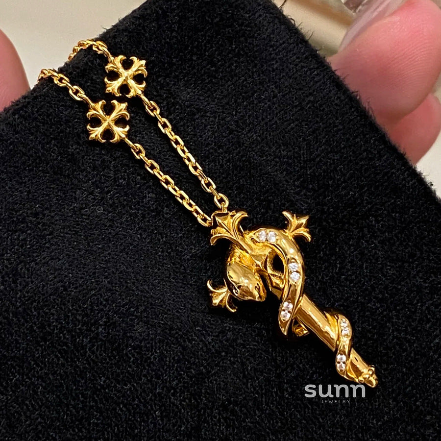 Zariya Spirit Snake Necklace Set [TS3G193G]