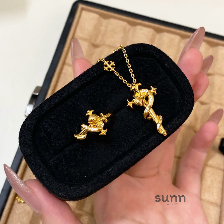 Zariya Spirit Snake Necklace Set [OBPZ19WW]