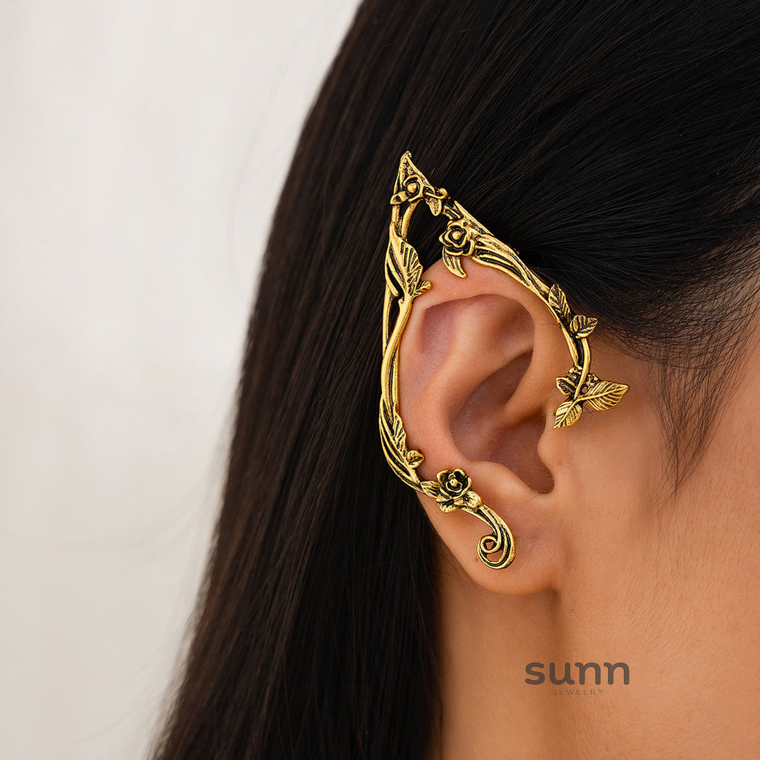 Zariyah Retro Contour Ear Clip [0FEO0Y0C]