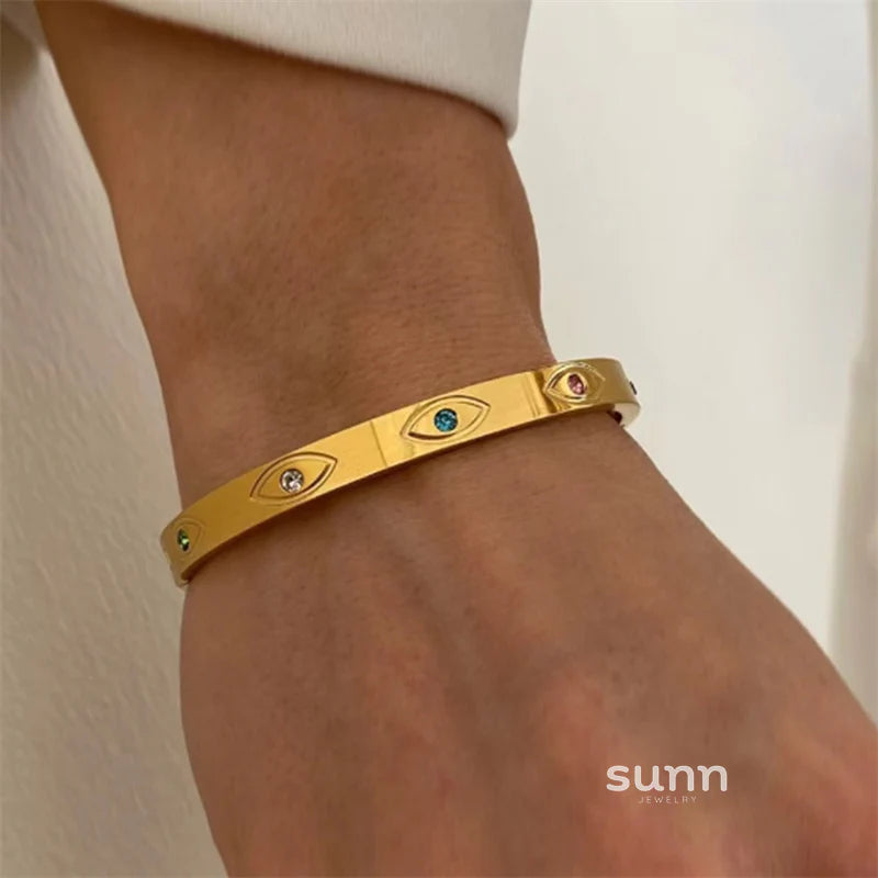 Zariyah Vintage Inlaid Bracelets