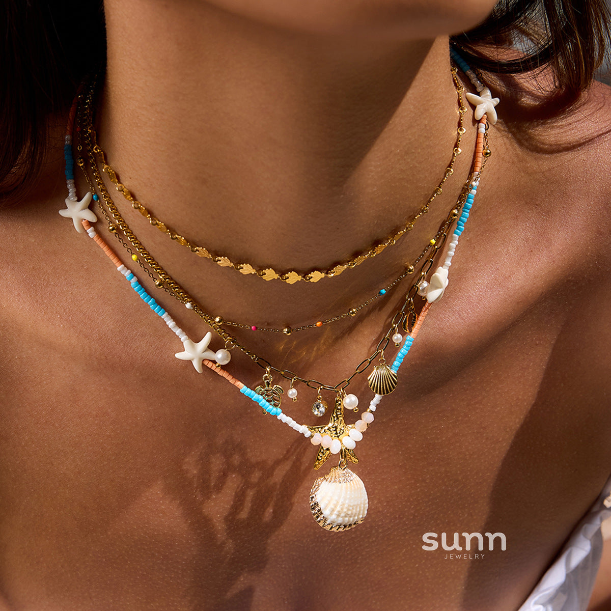 Zarriah Delicate Coastal Charm Necklace [YKKJZM9R]