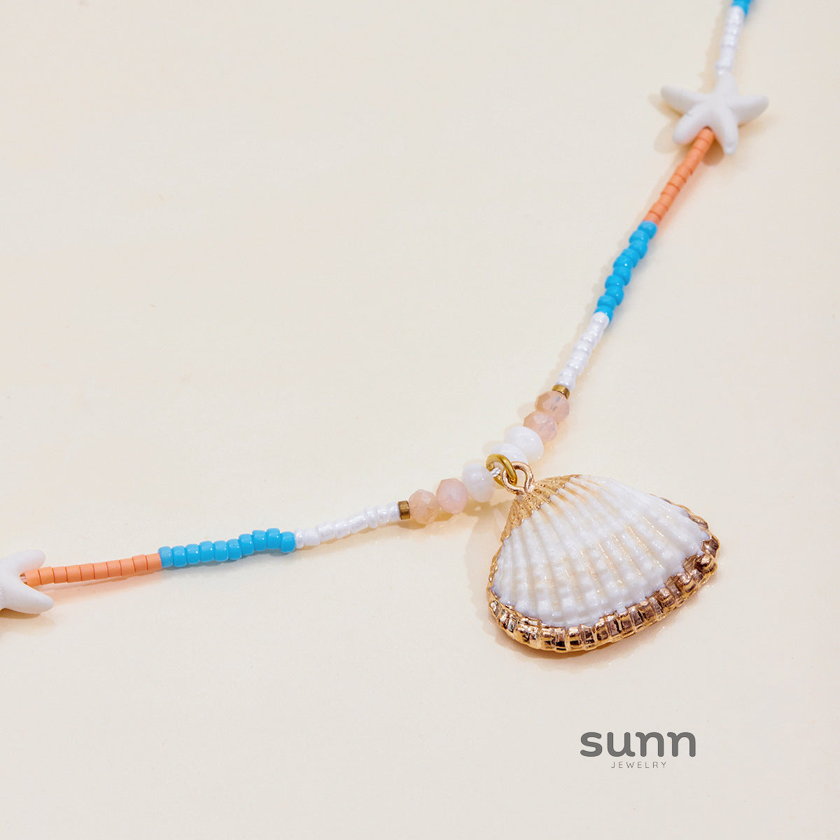 Zarriah Delicate Coastal Charm Necklace [S686AAJZ]