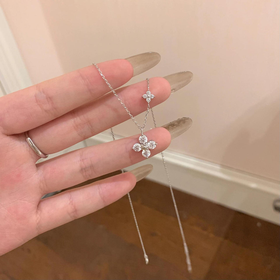 Zarriah Floral Zircon Necklace [ZZ230U54]