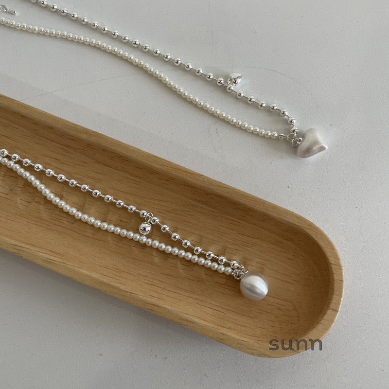 Zayah Asymmetrical Pearl Necklace [U9F6YYWU]