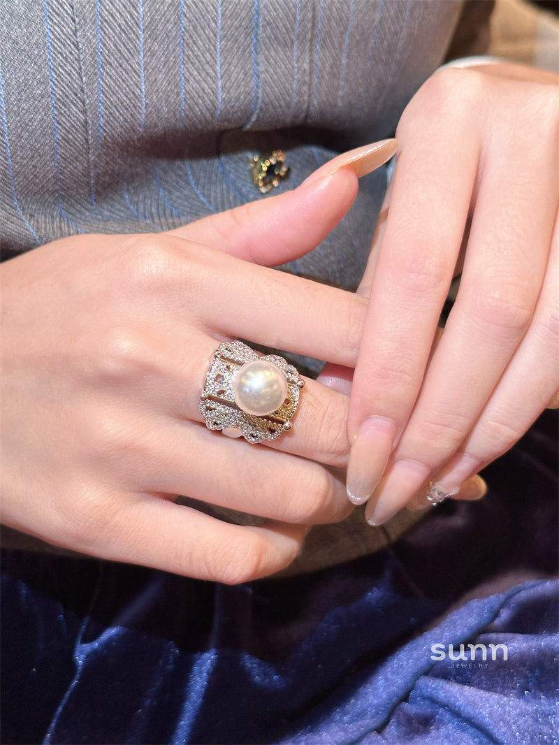 Zaylee Sunflower Open Ring [1M1LXWWW]