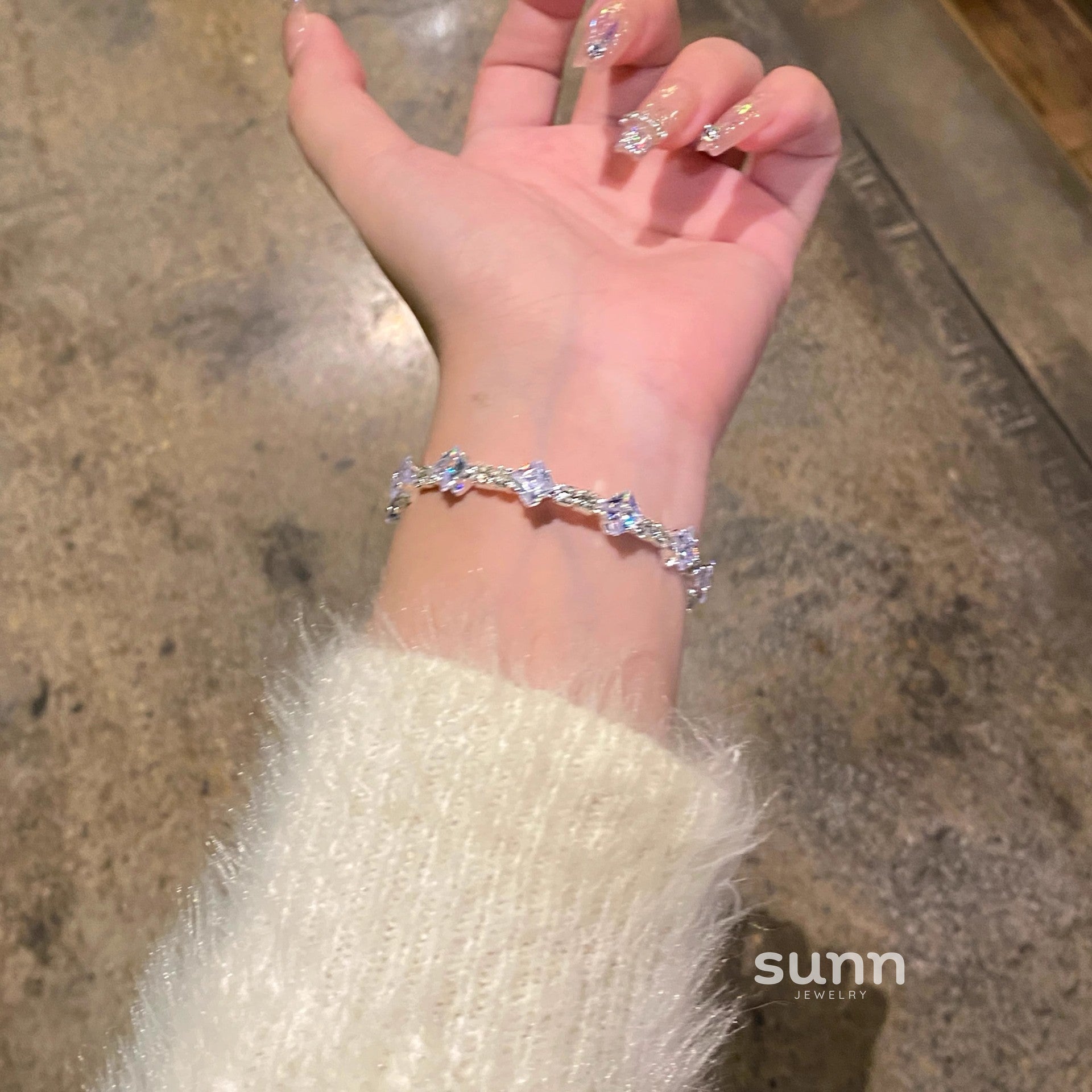 Zaylie Dazzling Zircon Bracelet [HK3JV5U6]