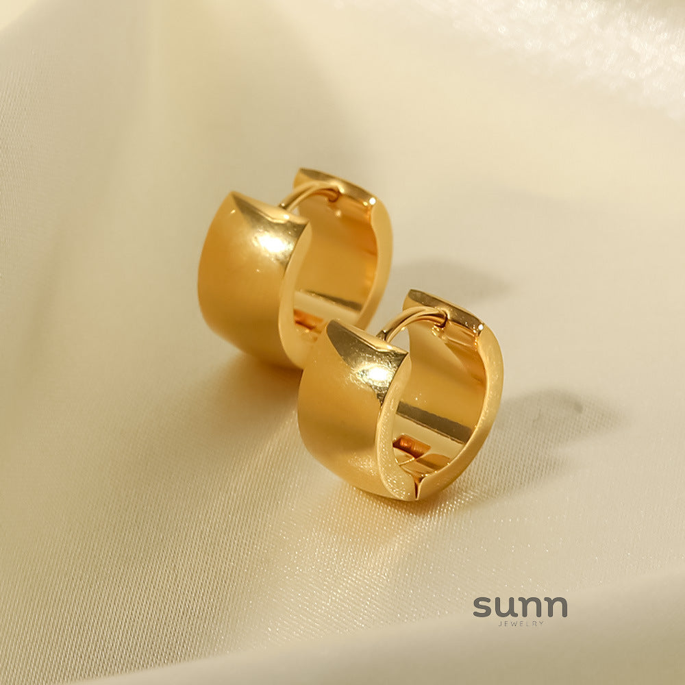 Zehra Gold Geometric Hoops [0M3UQGTA]
