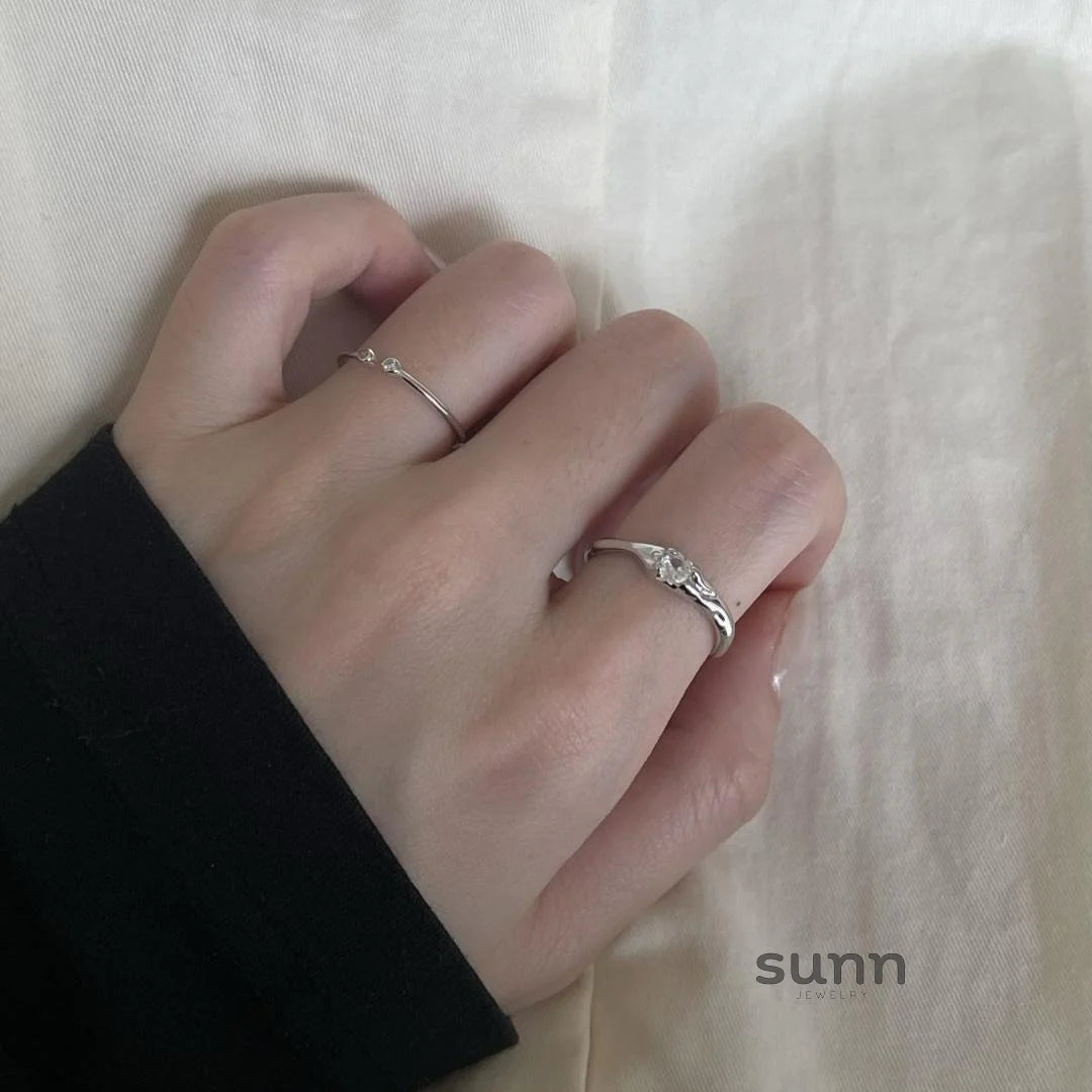 Zemira Irregular Textured Ring