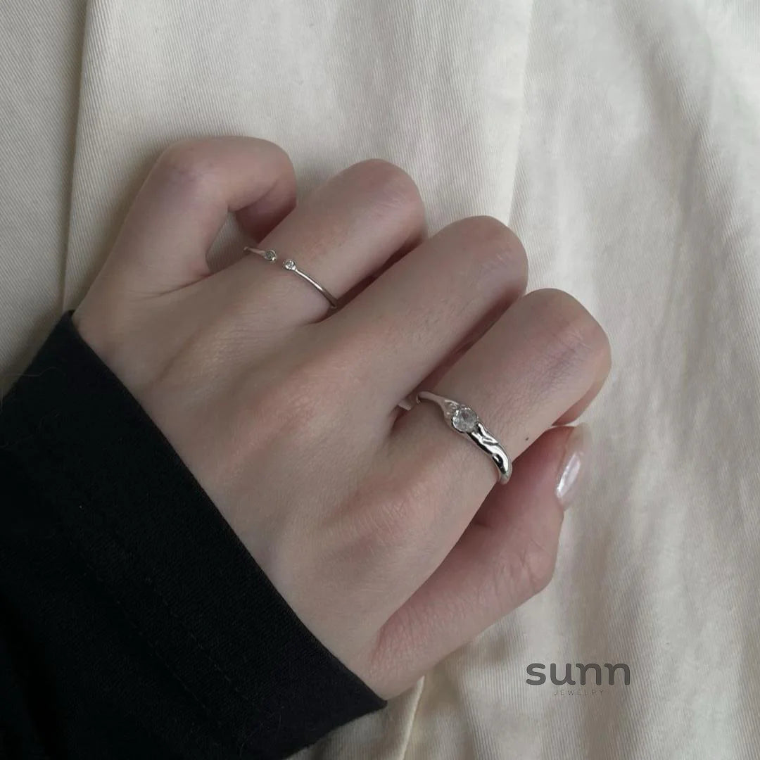 Zemira Irregular Textured Ring