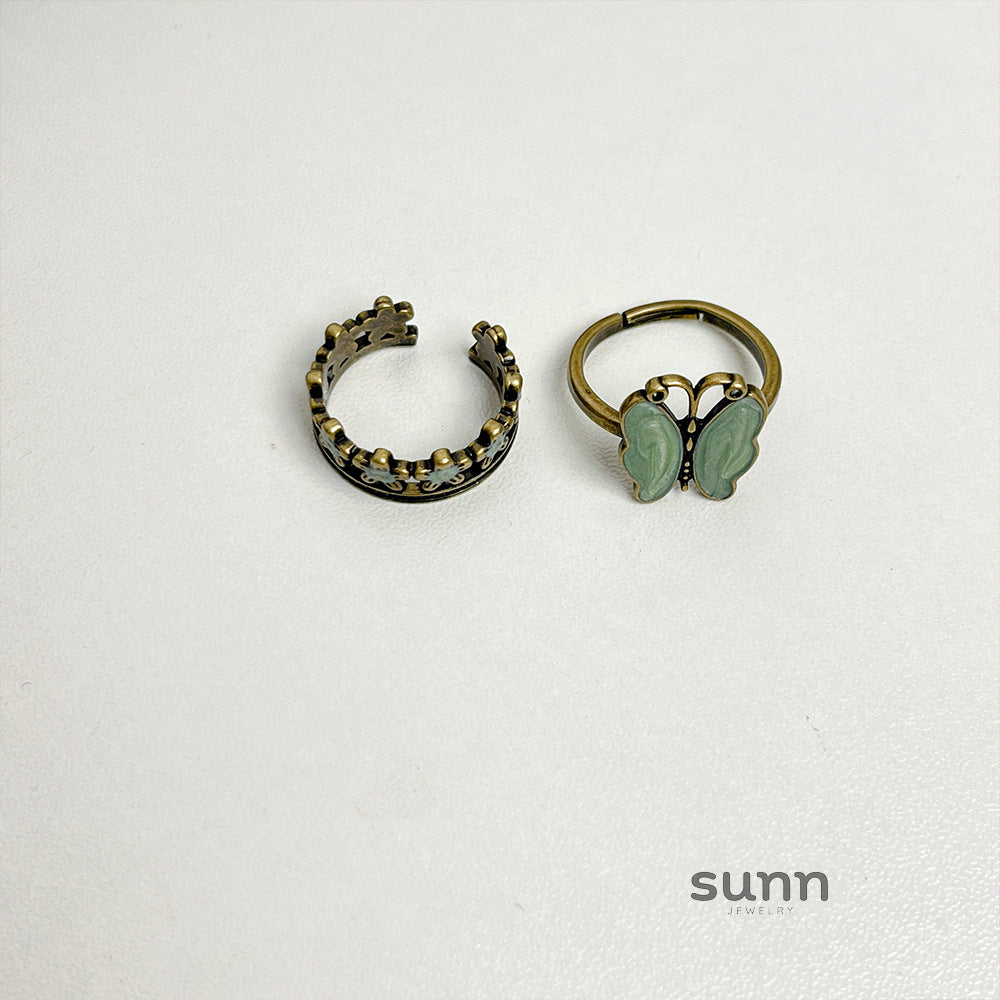 Zemira Vintage Butterfly Ring [W9PKSKC4]