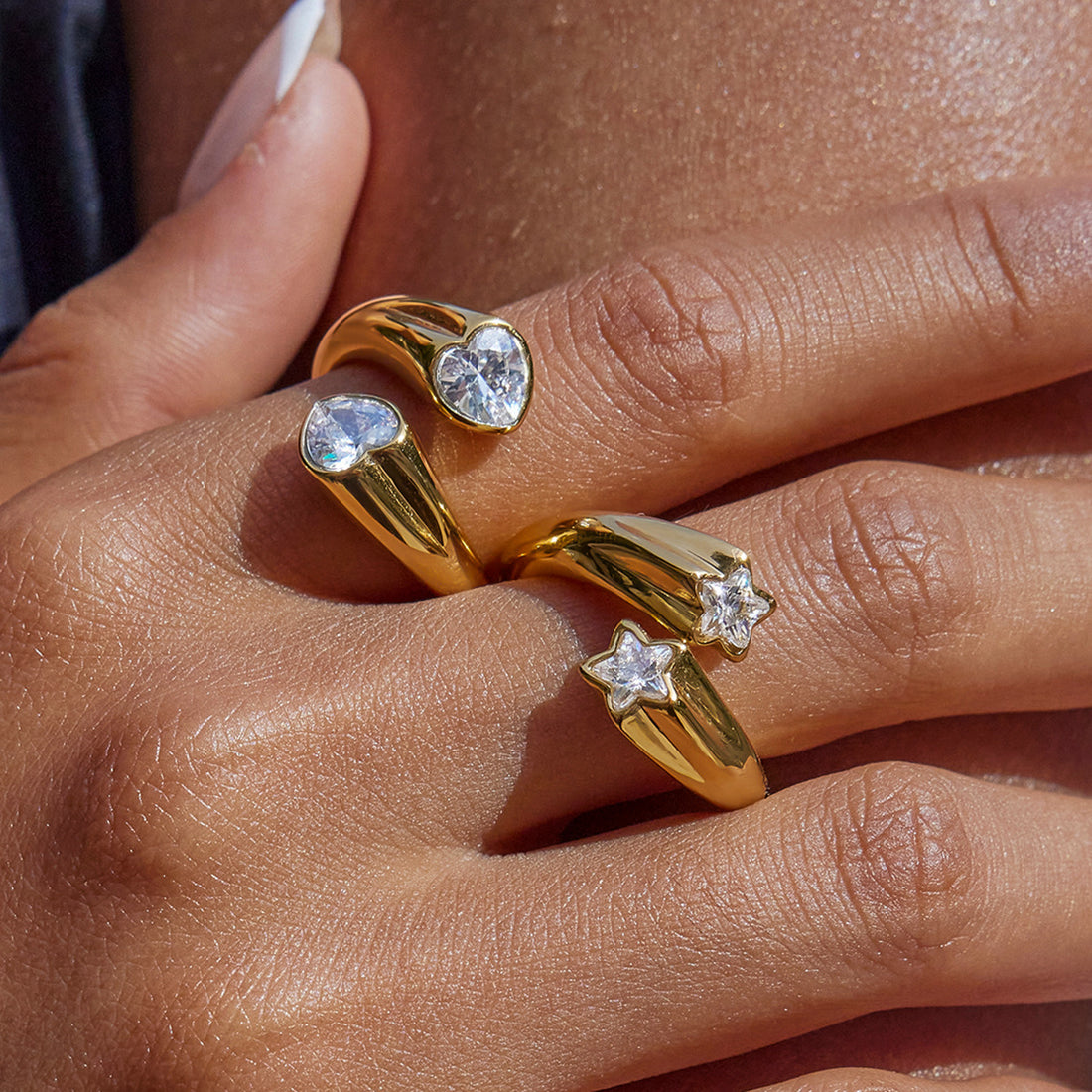 Zen Zircon Ring Set [0KOOG2V1]