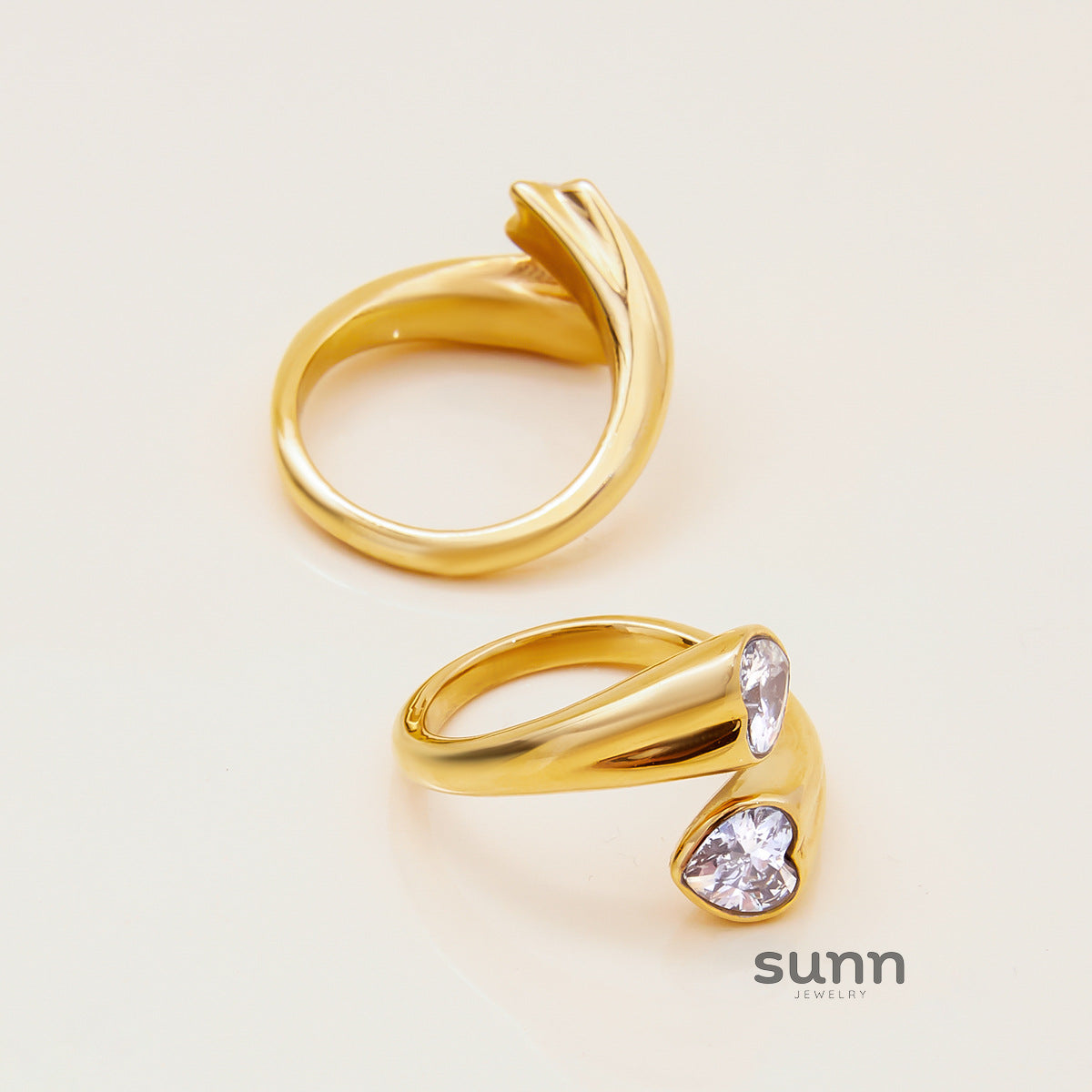 Zen Zircon Ring Set [H39PRSER]